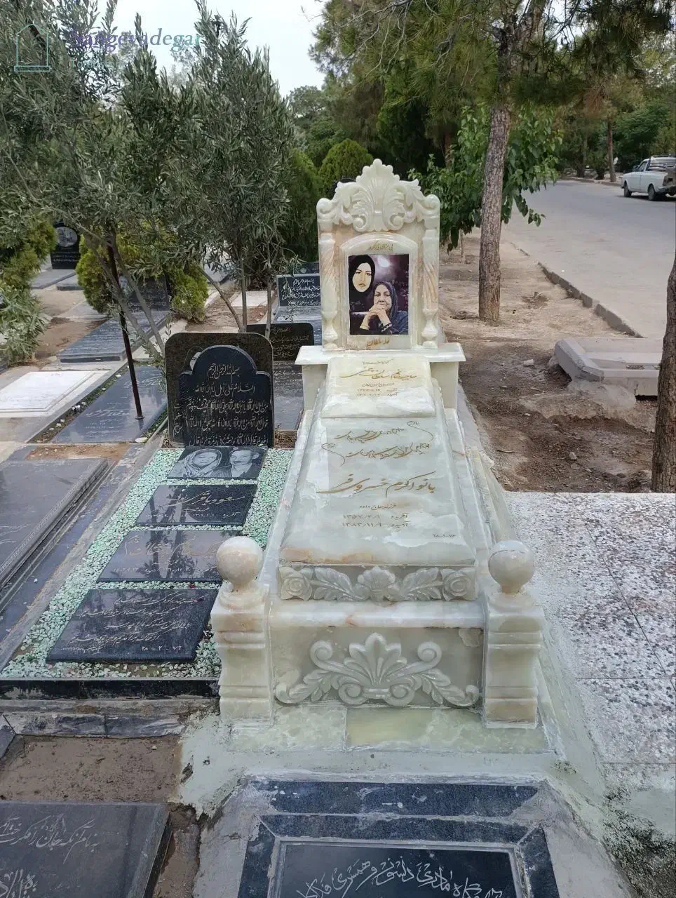 سنگ قبر سنگ مزار کد 552|عمدهفروشی|آلاشت, |دیوار
