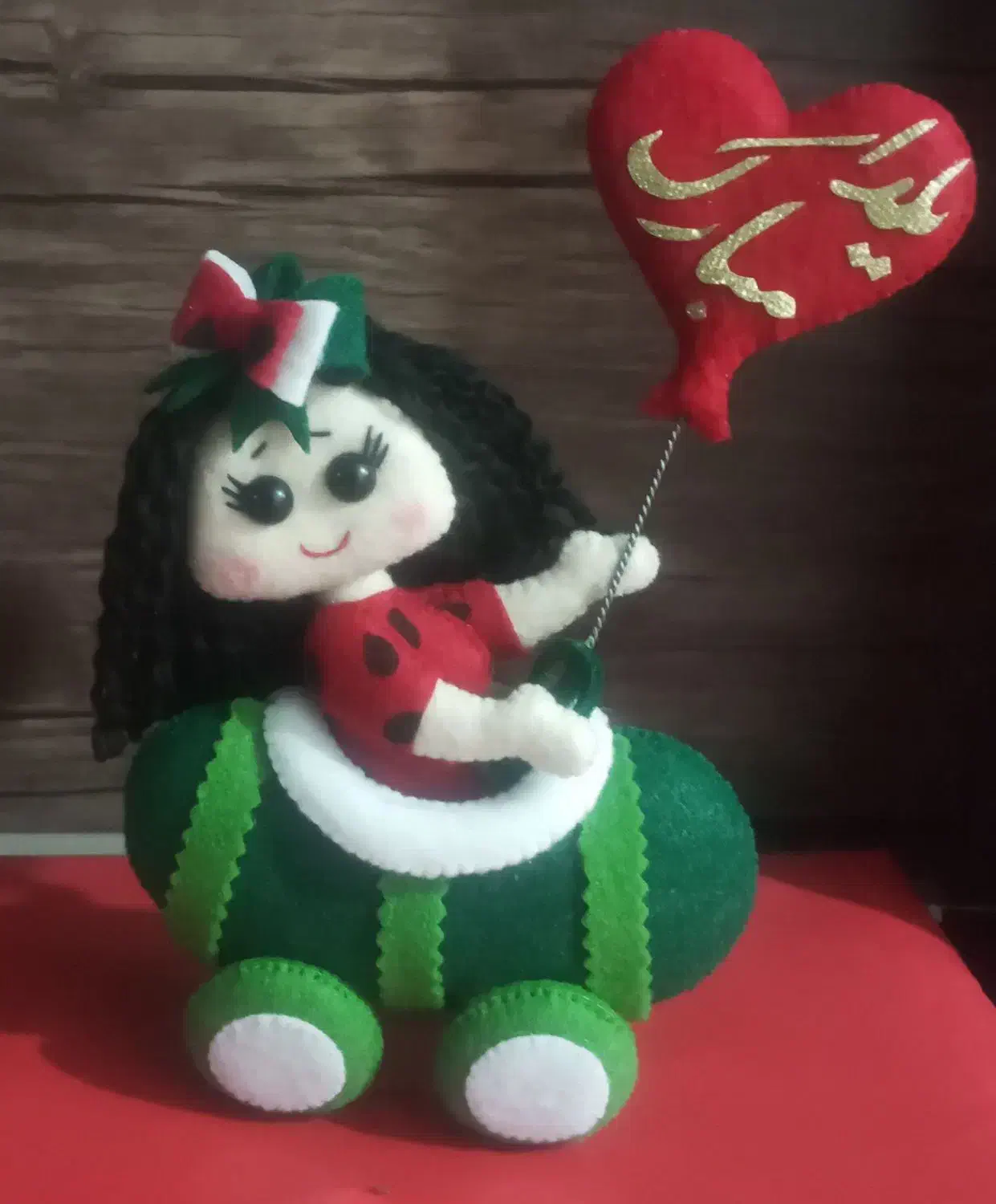 نمدی مناسبت یلدا|صنایع دستی و سایر لوازم تزئینی|کاشان, لتحر|دیوار