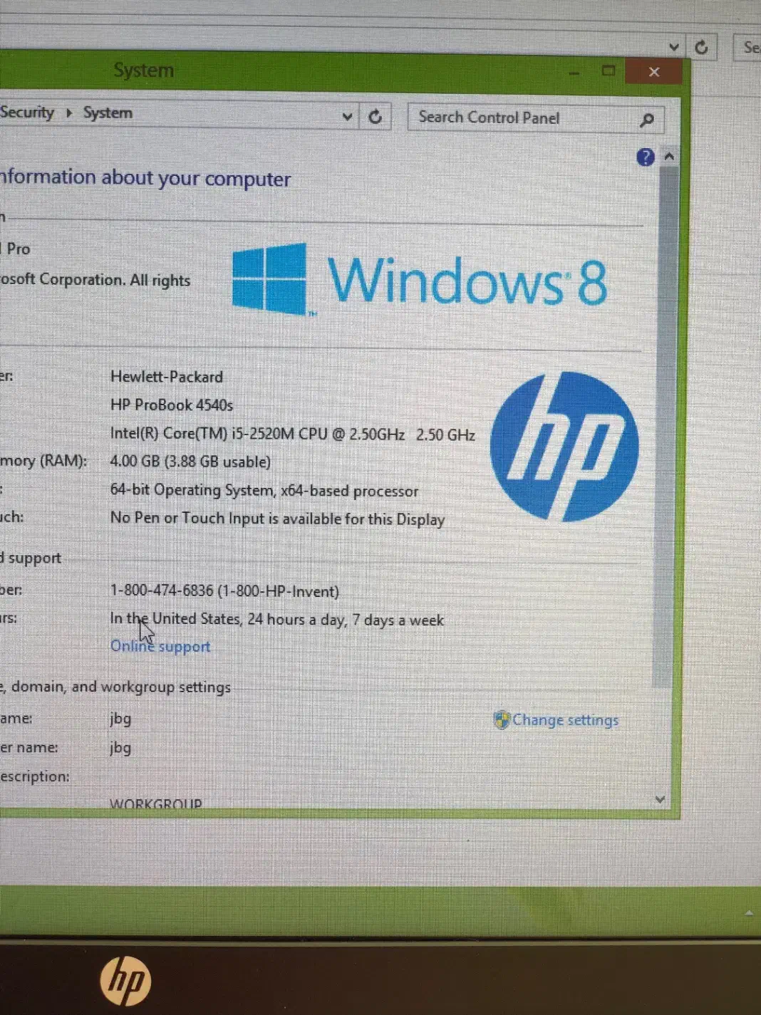 HP PROOBOOK 4540s سپیو قدرتمد سری ام گرافیک۲گیگ|رایانه همراه|مشهد, وحید|دیوار