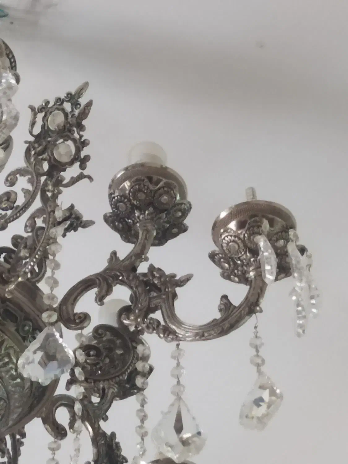 لوستر ۱۲ شعله برنجی|لوستر و چراغ آویز|محمدشهر, شهرک پیام (مهرالبرز)|دیوار