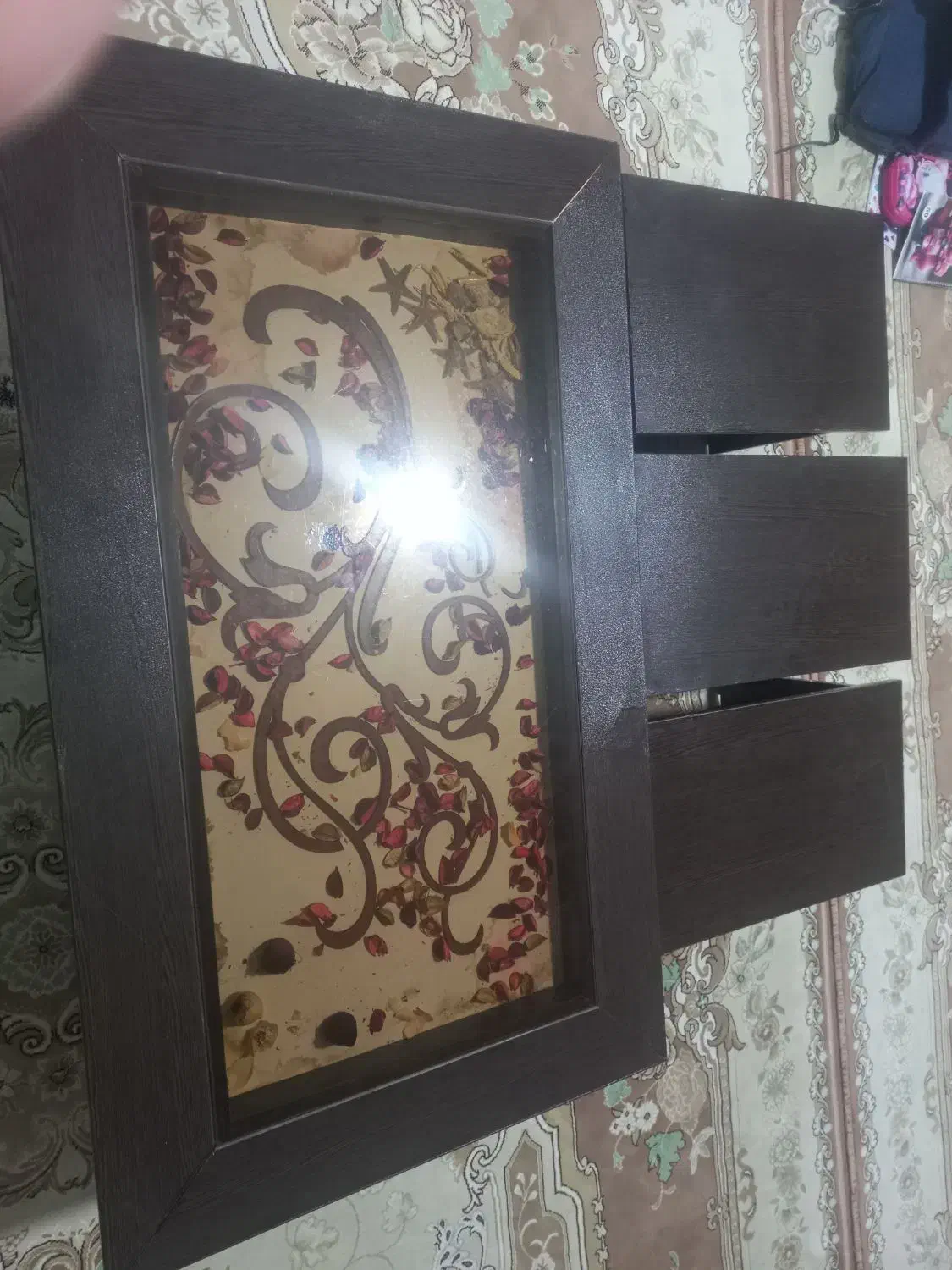 میز جلو مبلی به همراه چهارتا عسلی|مبلمان خانگی و میز عسلی|اصفهان, قهجاورستان|دیوار