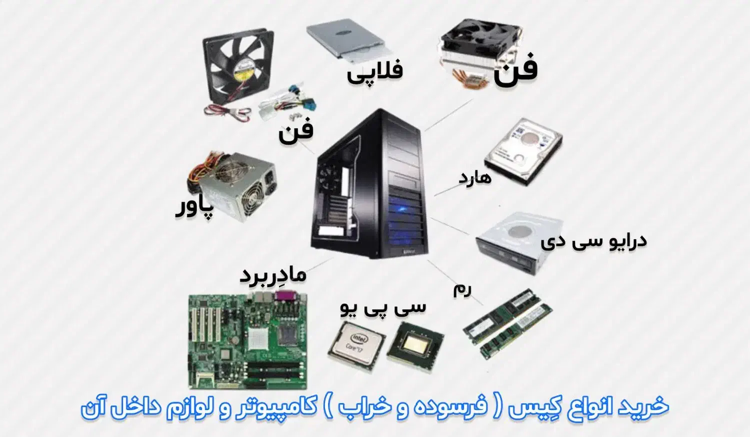 خرید برد موبایل و کیس کامپیوتر فرسوده|قطعات و لوازم جانبی رایانه|تربت جام, المهدی|دیوار