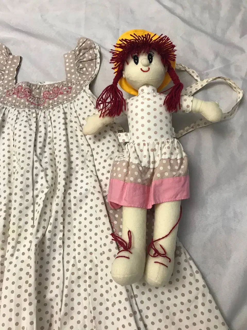 پیراهن دخترانه ست با عروسک|کفش و لباس بچه|تهران, حشمتیه|دیوار