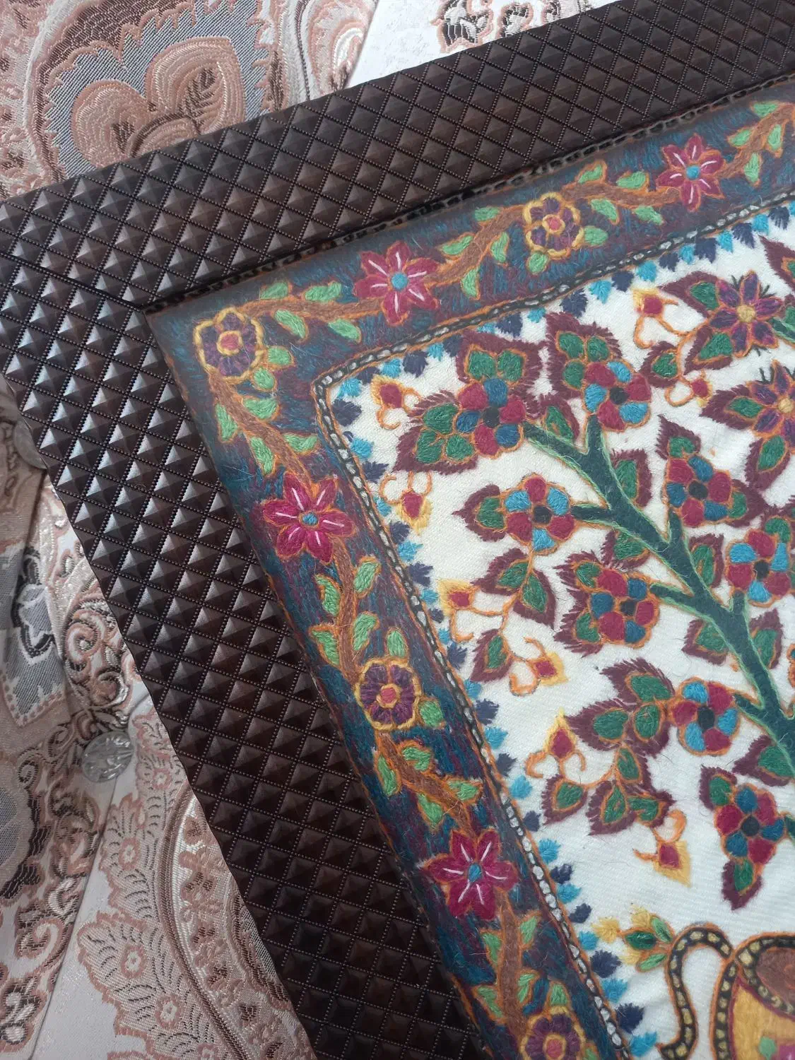 تابلوی پته قابدار درخت زندگی ویژه|تابلو، نقاشی، عکس|رفسنجان, |دیوار