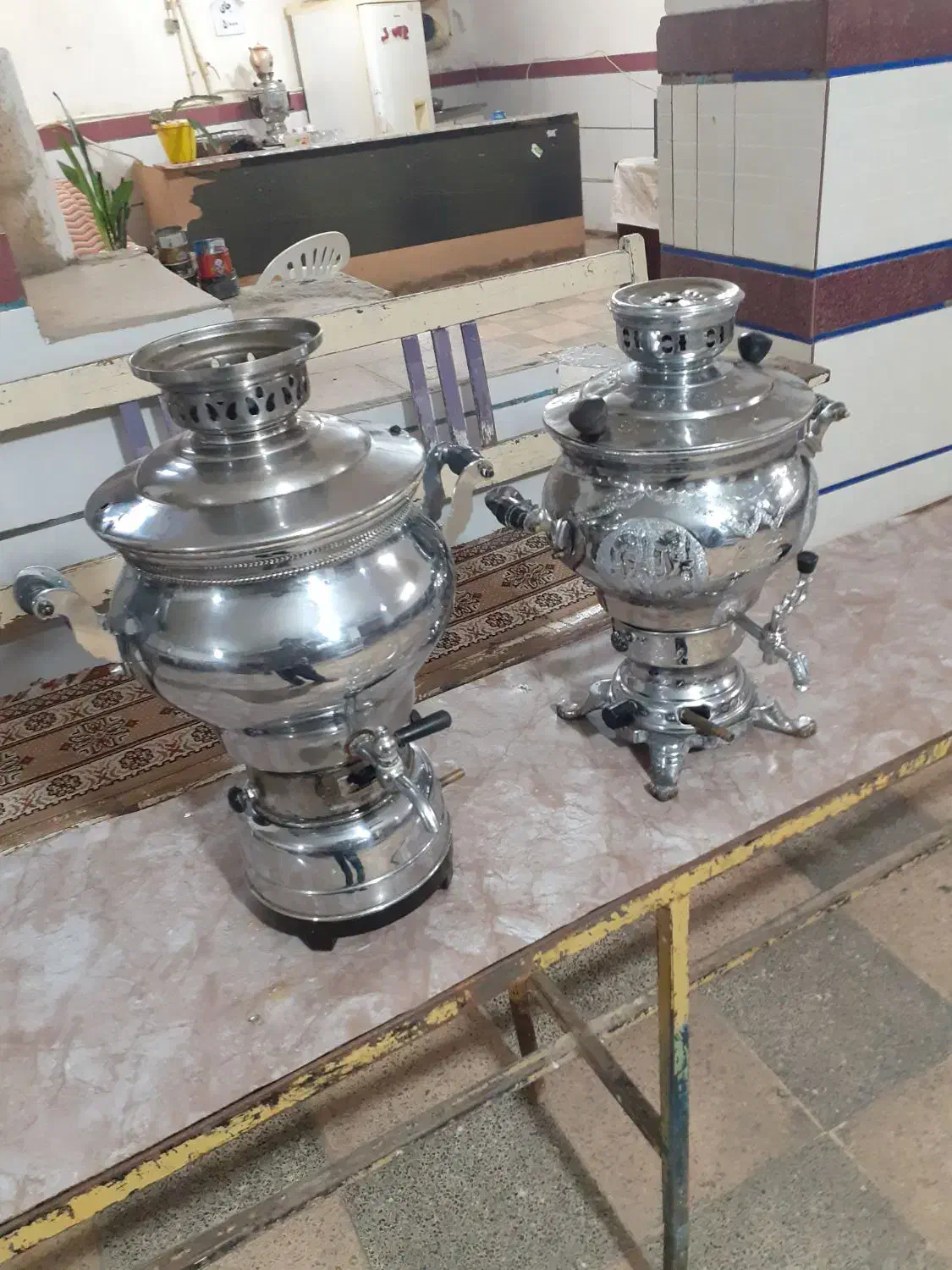 دوعدد سماور گازی|سماور، چای‌ساز، قهوه‌ساز|اردبیل, |دیوار