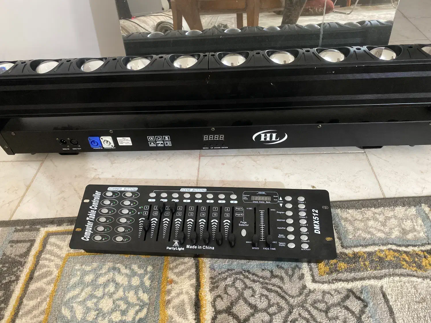 مووینگ سوئیپر فول کالر همراه dmx|سیستم صوتی خانگی|هشتگرد, فاز ۳ مهستان|دیوار