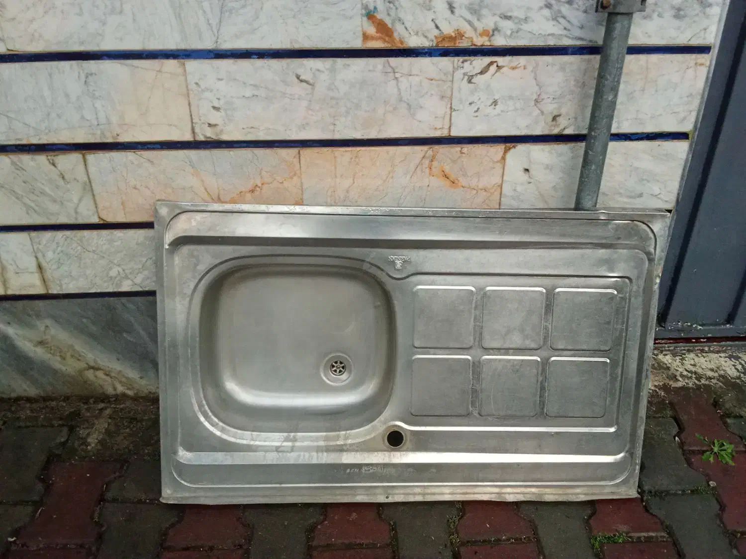 سینک استیل ورق ضخیم|مصالح و تجهیزات ساختمان|گرگان, |دیوار