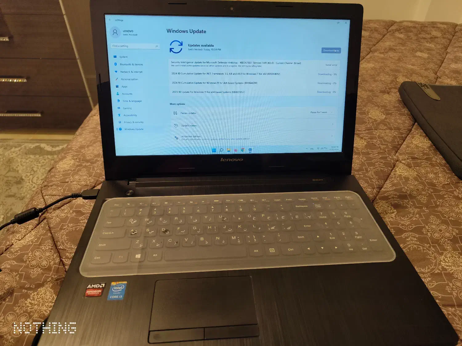 نوت بوک لنوو|رایانه همراه|اهواز, گلستان|دیوار