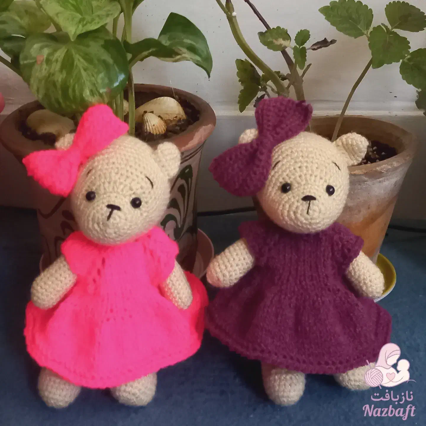 خرس بافتنی (دست بافت)|اسباب‌بازی بچه|کرج, ساسانی (قلمستان)|دیوار