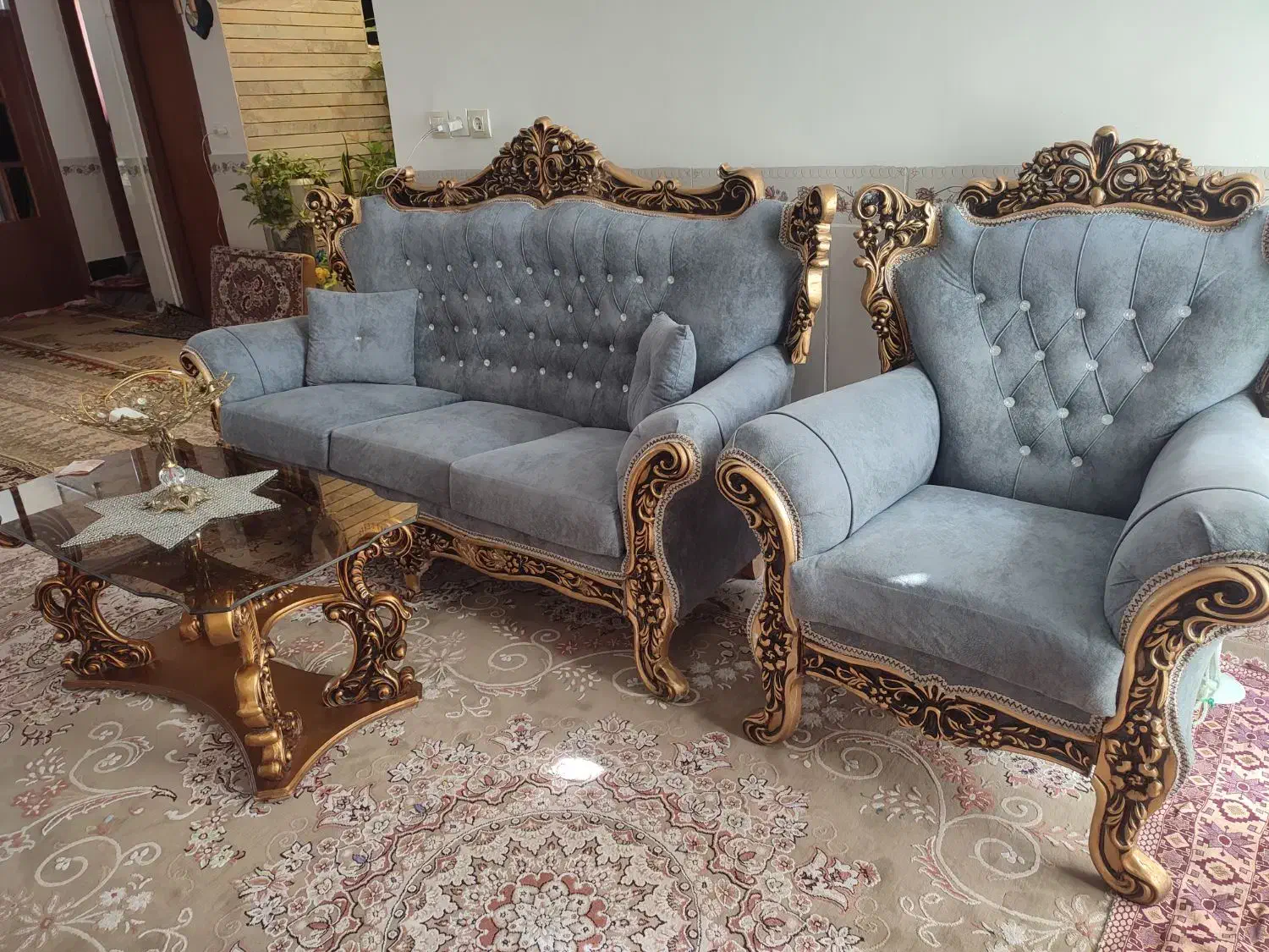 مبل سلطنتی|مبلمان خانگی و میز عسلی|کرمانشاه, |دیوار