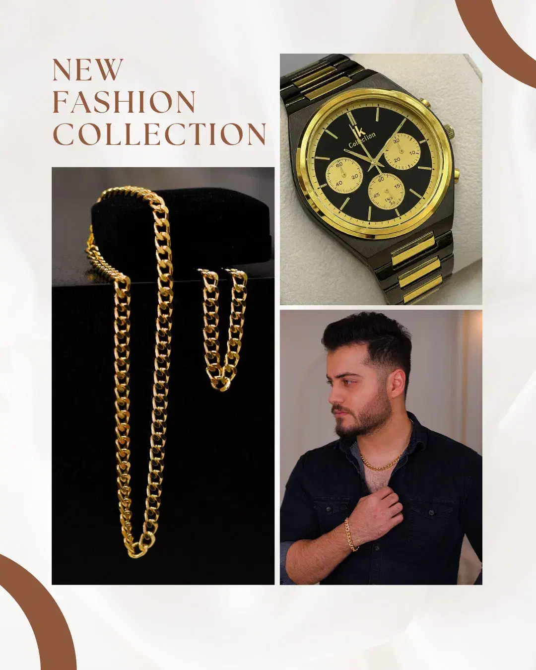 پکیج ساعت collection طلایی + ست zar|ساعت|اهواز, زیتون کارمندی|دیوار