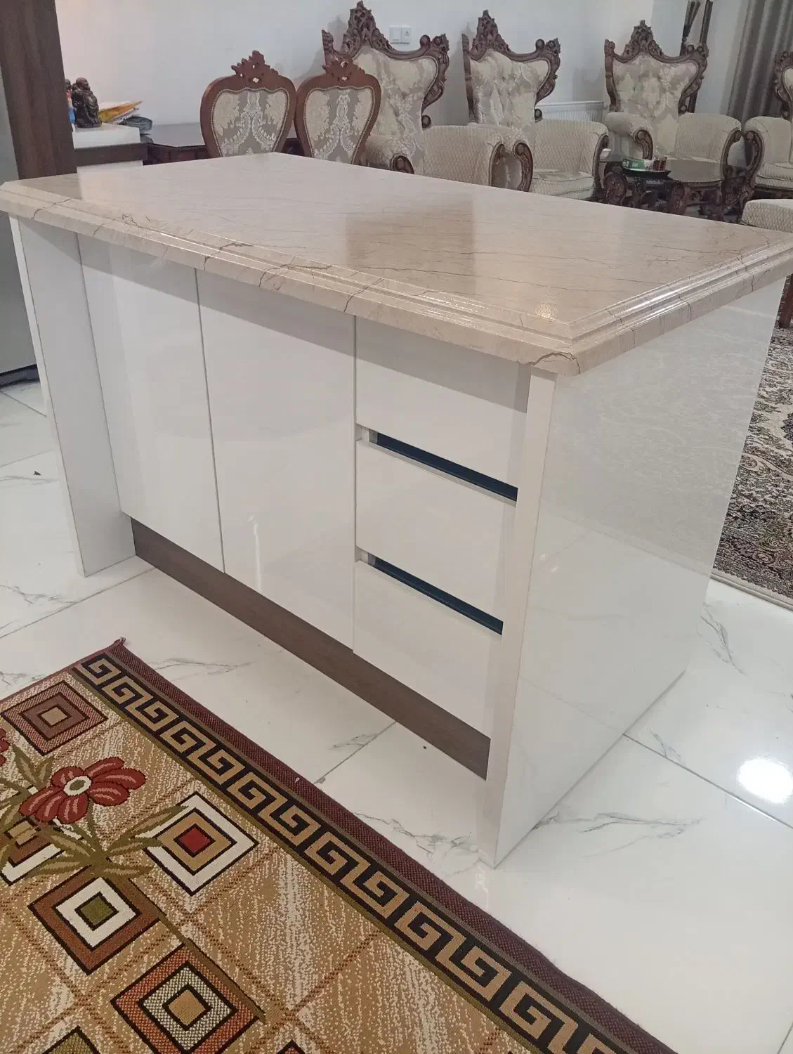 جزیره آشپزخانه|میز و صندلی غذاخوری|گلستان (تهران), |دیوار