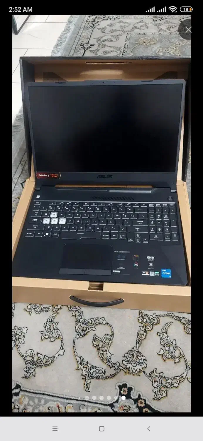 لپ تاپ ایسوس گیمینگ TUF|رایانه همراه|خلخال, |دیوار