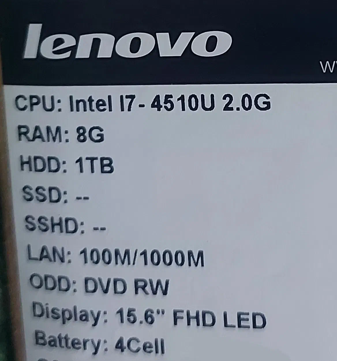 لپ تاپ لنوو  Z50-70|رایانه همراه|ملارد, |دیوار