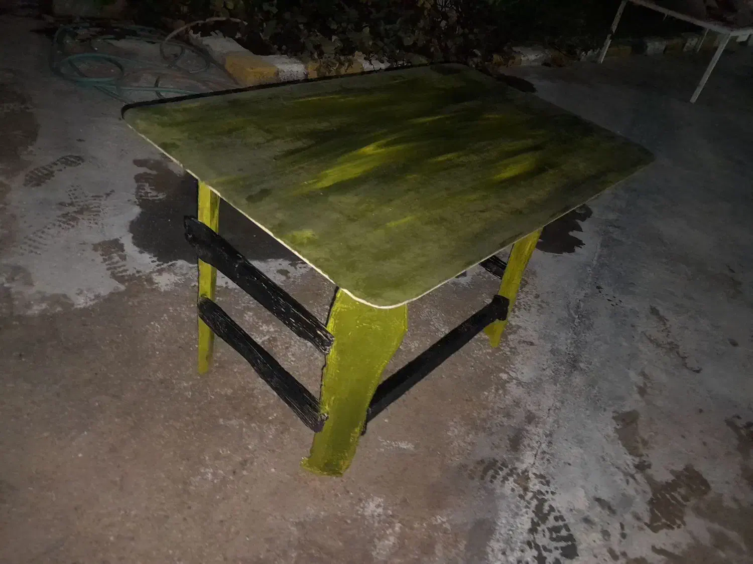 میز چوبی|میز و صندلی غذاخوری|رستم, |دیوار