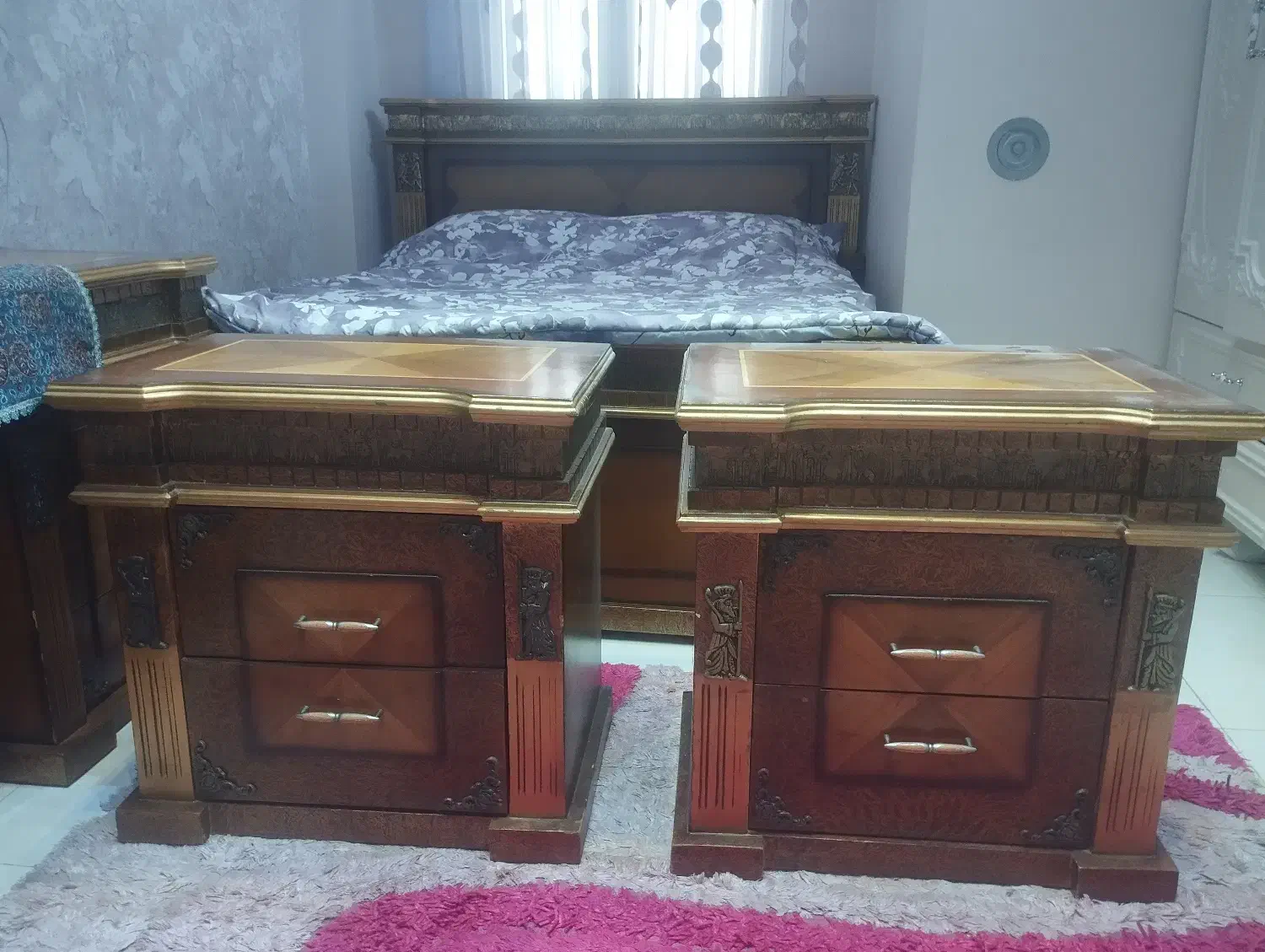 سرویس خواب  درحد نو خوشخواب دونفره درجه یکک|تخت و سرویس خواب|کاشان, امیرکبیر|دیوار