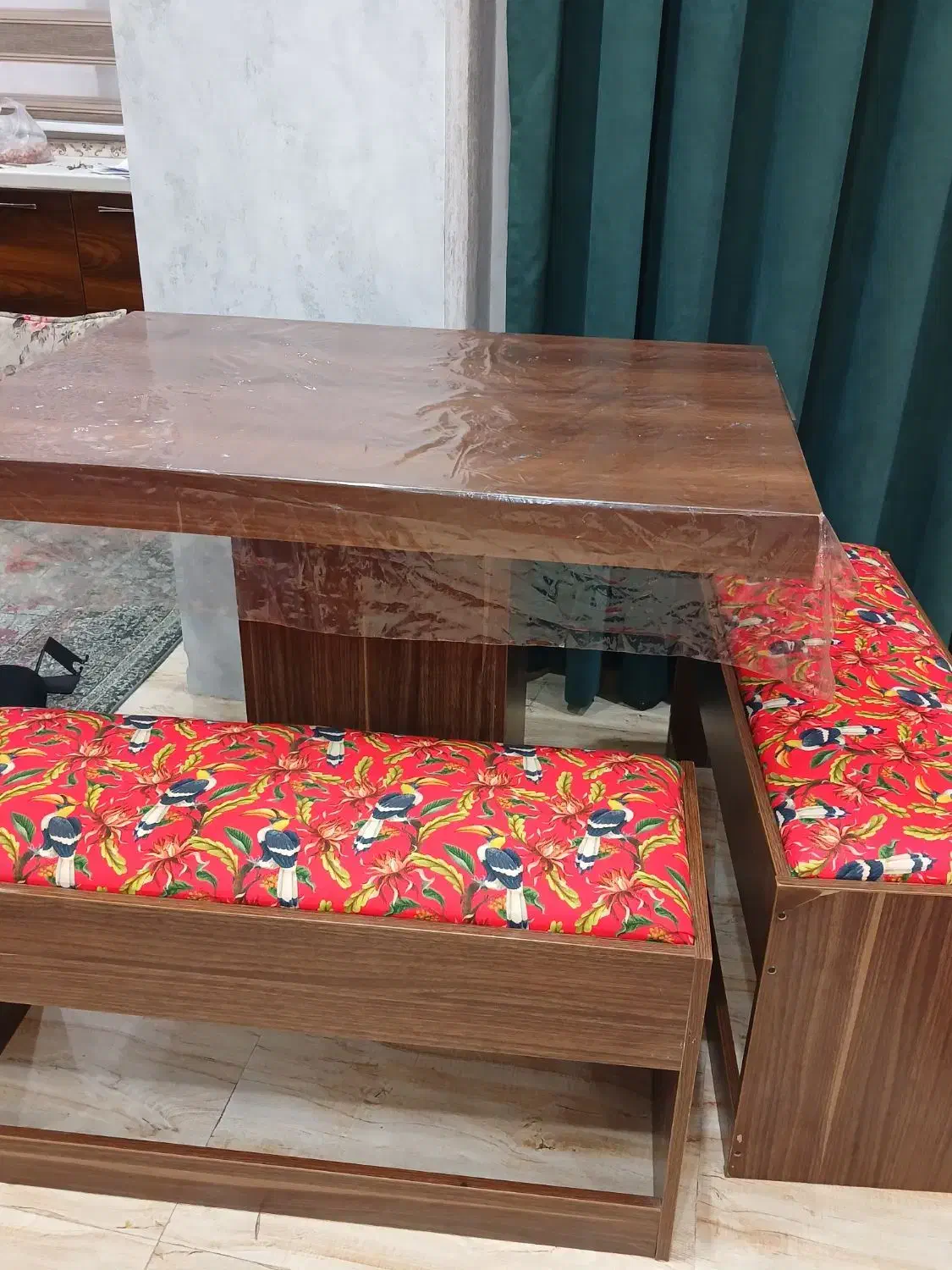 میز نهار خوری ونیمکت|میز و صندلی غذاخوری|قرچک, میرزائی جنوبی|دیوار