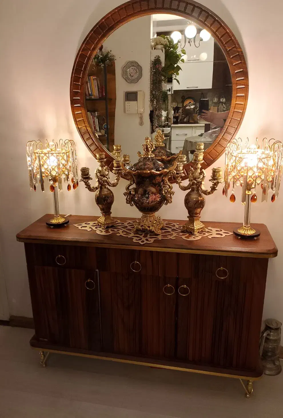 آیینه کنسول|بوفه، ویترین، کنسول|مشهد, شهرآرا|دیوار