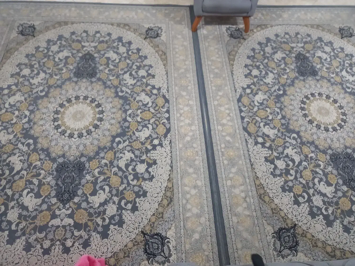 ۲ عدد فرش ۹ متری ۱۲۰۰ شانه|فرش|ساری, |دیوار