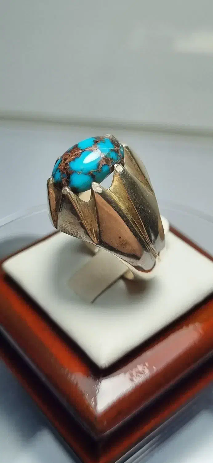 انگشتر فیروزه ی نیشابور اصل|جواهرات|اهواز, پادادشهر|دیوار