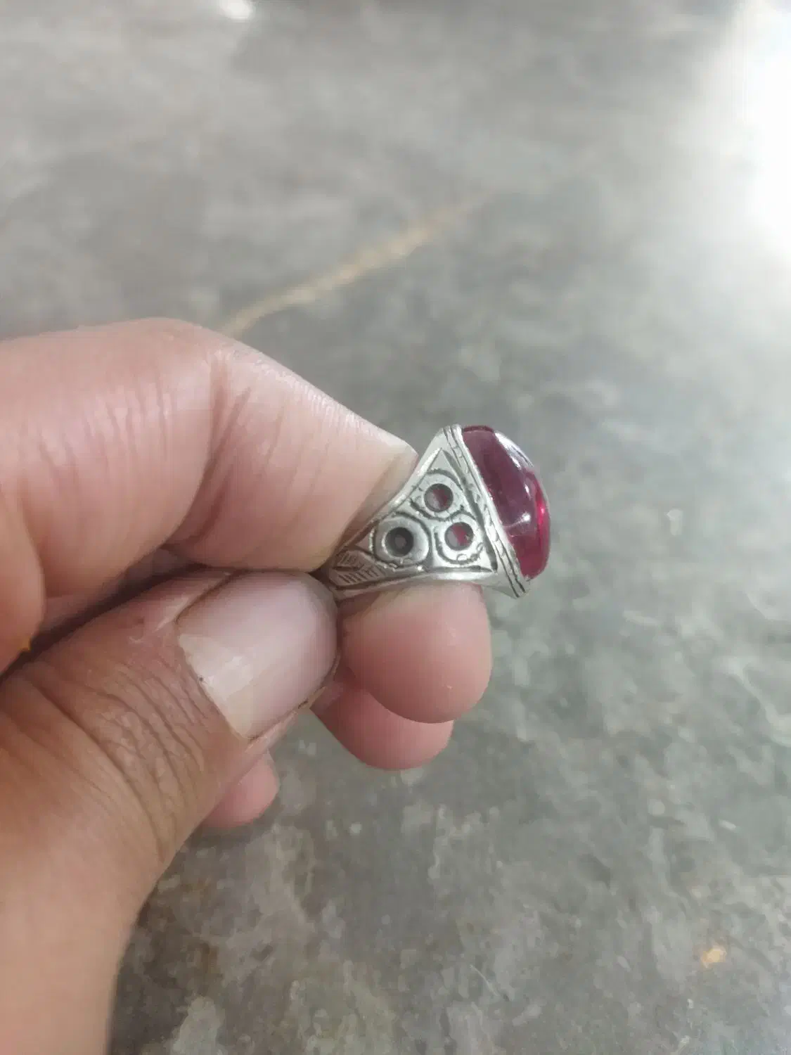 انگشتر عقیق اصل|کلکسیون اشیاء عتیقه|زاهدان, |دیوار