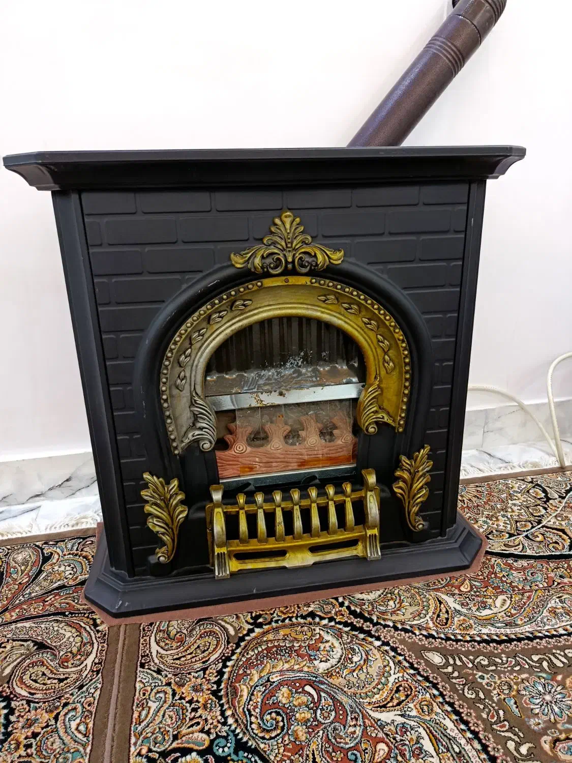 بخاری شومینه گازی|بخاری، هیتر، شومینه|تربت جام, باغ سنگان سفلی|دیوار