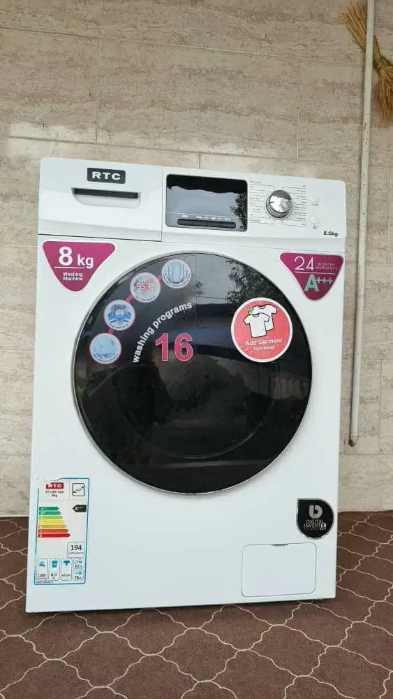 لباسشویی آر تی  سی|ماشین لباسشویی و خشک‌کن لباس|لشت نشا, |دیوار