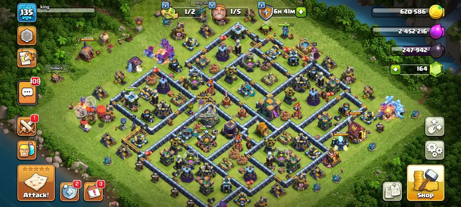 اکانت کلش آف کلنز|کنسول، بازی ویدئویی و آنلاین|شیروان (خراسان), |دیوار