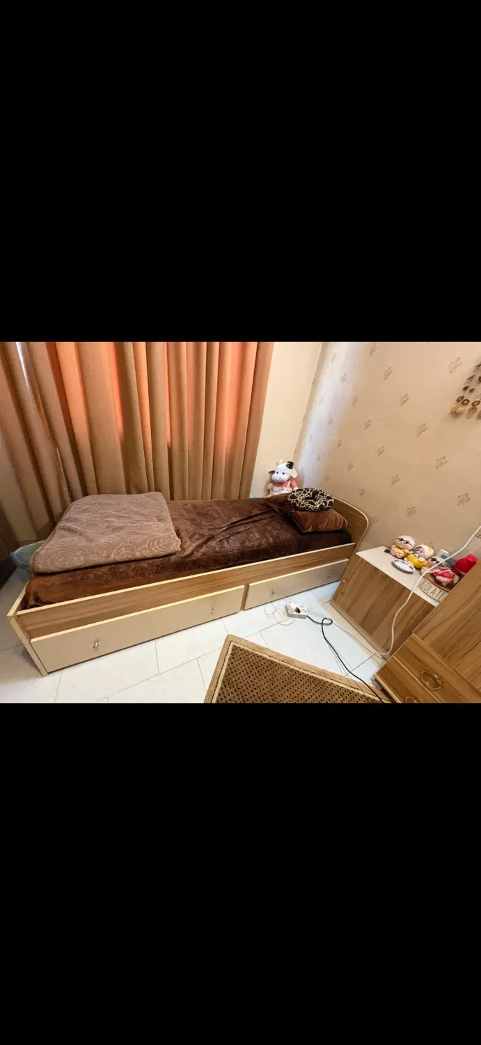 سرویس خواب یک نفره کامل|تخت و سرویس خواب|تهران, حر|دیوار