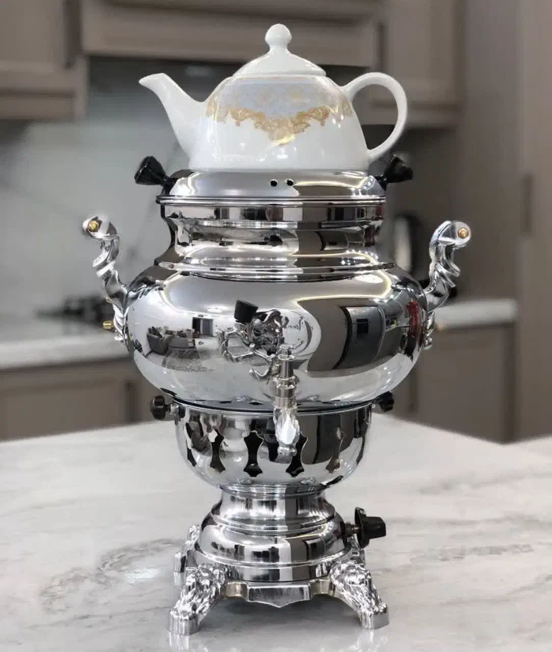 سماوراسلامی بدون تنوره سماور باکوره سماورگازی|سماور، چایساز، قهوهساز|قم, نیروگاه|دیوار