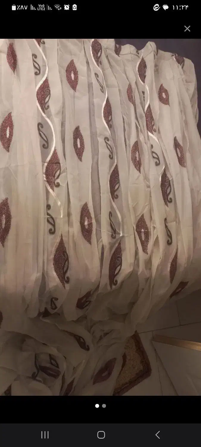 پرده حریر|پرده، رانر، رومیزی|قرچک, زیبا شهر|دیوار