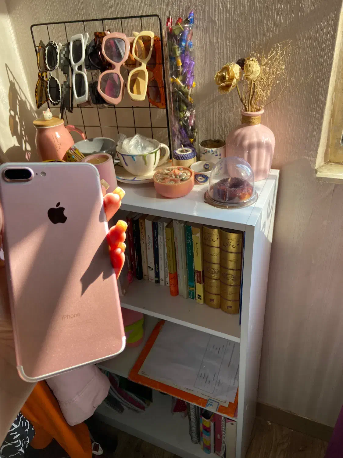 آیفون 7plus رزگلد با ۱۰ تا قاب|موبایل|فردیس, نسترن غربی|دیوار