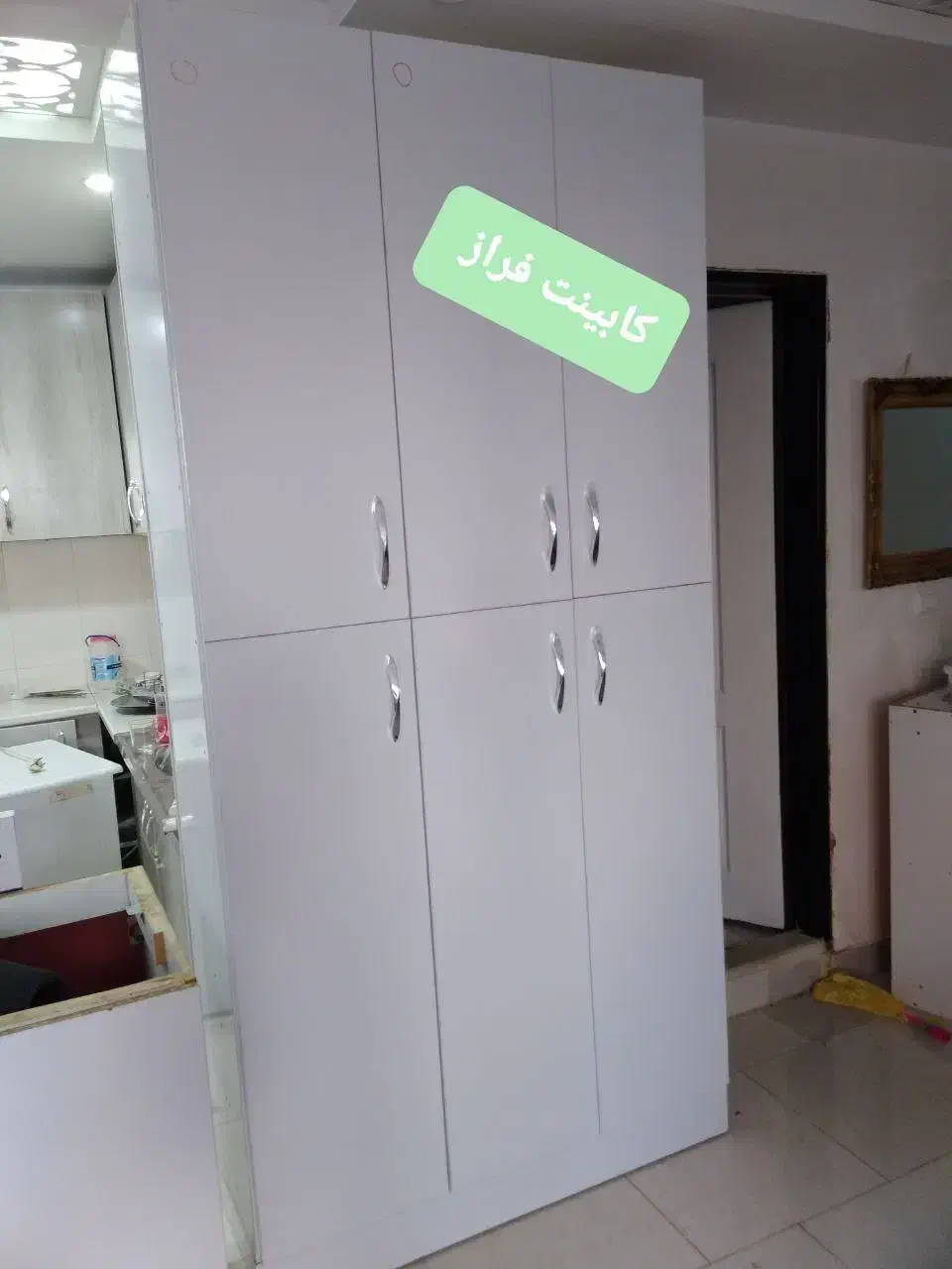 کابینت کمد نو نصب کل گیلان خرید از تولیدی کد(1345)|مصالح و تجهیزات ساختمان|رشت, معلولین|دیوار