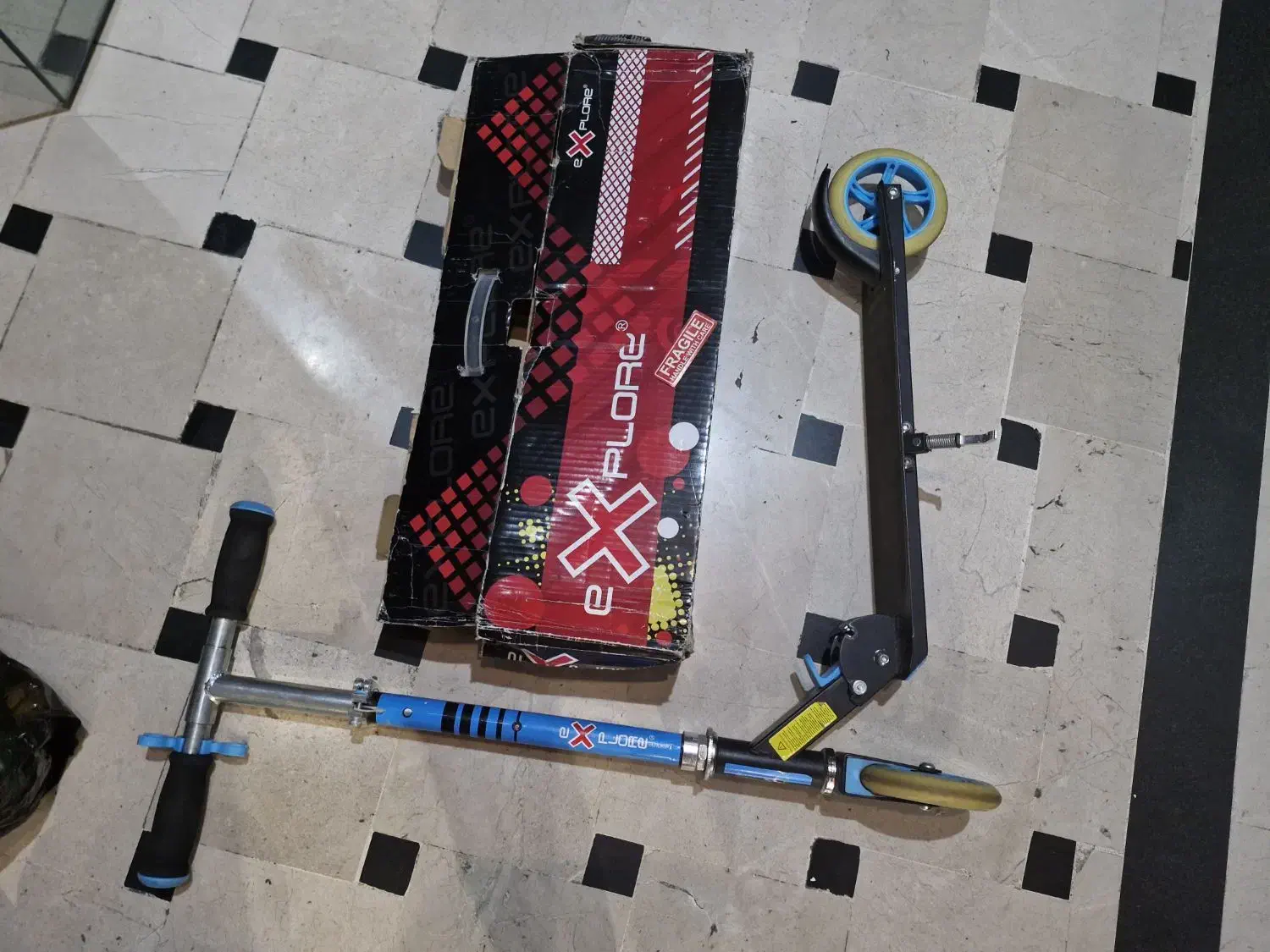 اسکوتر جک دار . ساخت اوکراین . کاملا سالم|دوچرخه، اسکیت، اسکوتر|تهران, علم و صنعت|دیوار