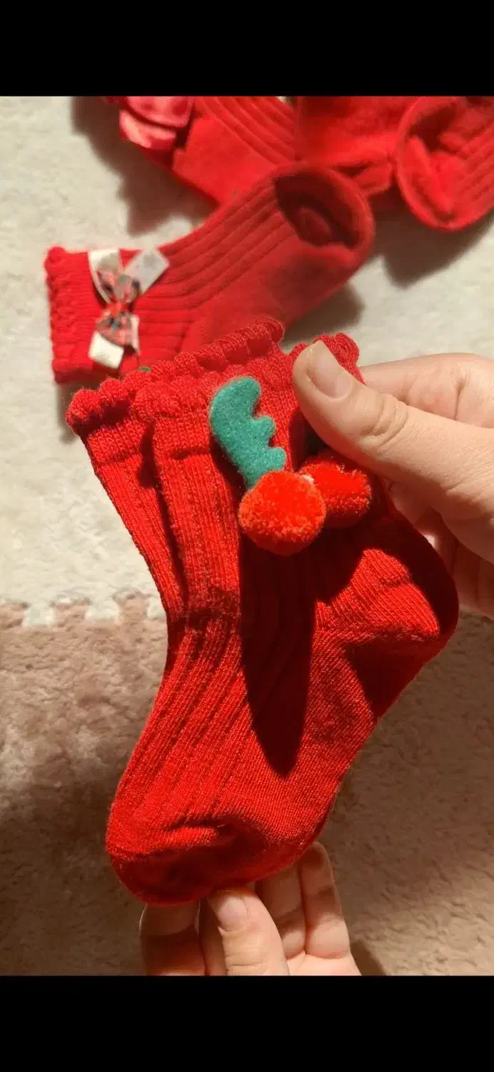 جوراب یلدایی و کریسمسی|کفش و لباس بچه|دامغان, |دیوار