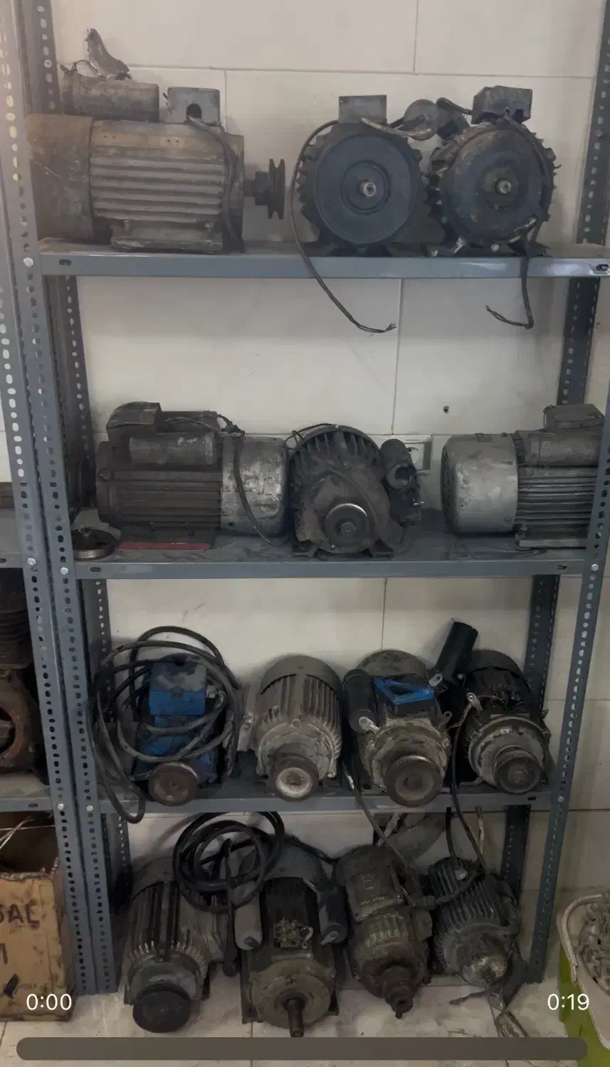 ۲۰ عدد دینام الکتروموتور سیلندر پمپ باد و جک روغنی|ابزارآلات|گرمدره, |دیوار