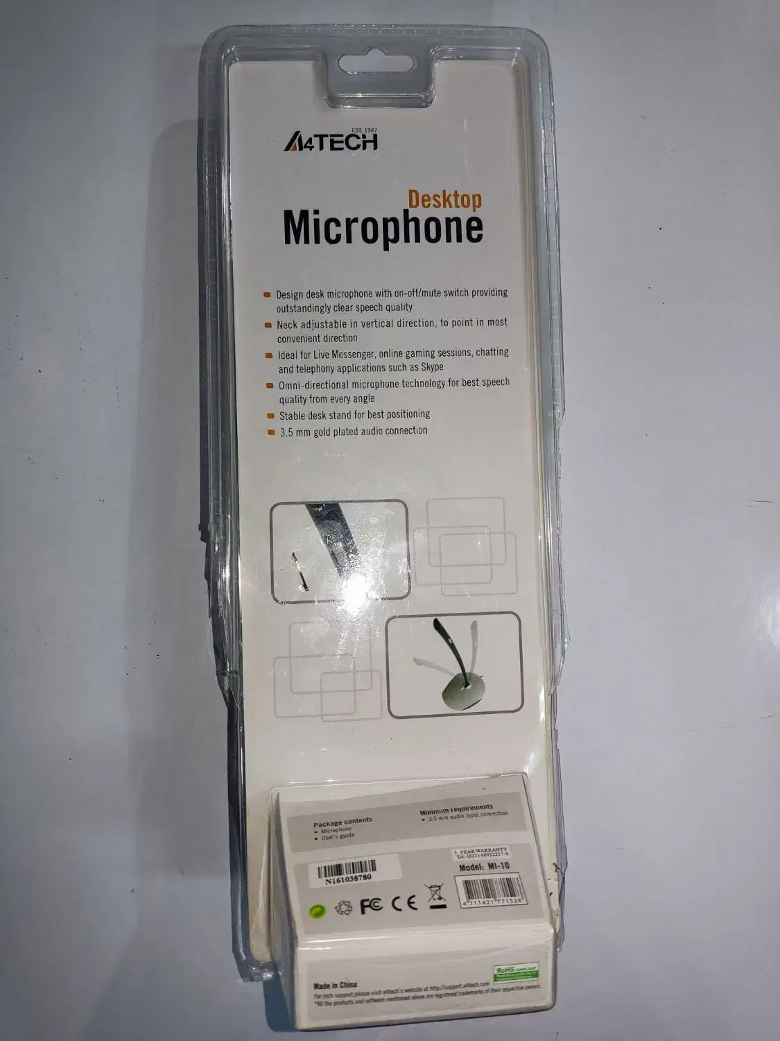 میکروفن a4tech mi 10|قطعات و لوازم جانبی رایانه|کرمان, |دیوار