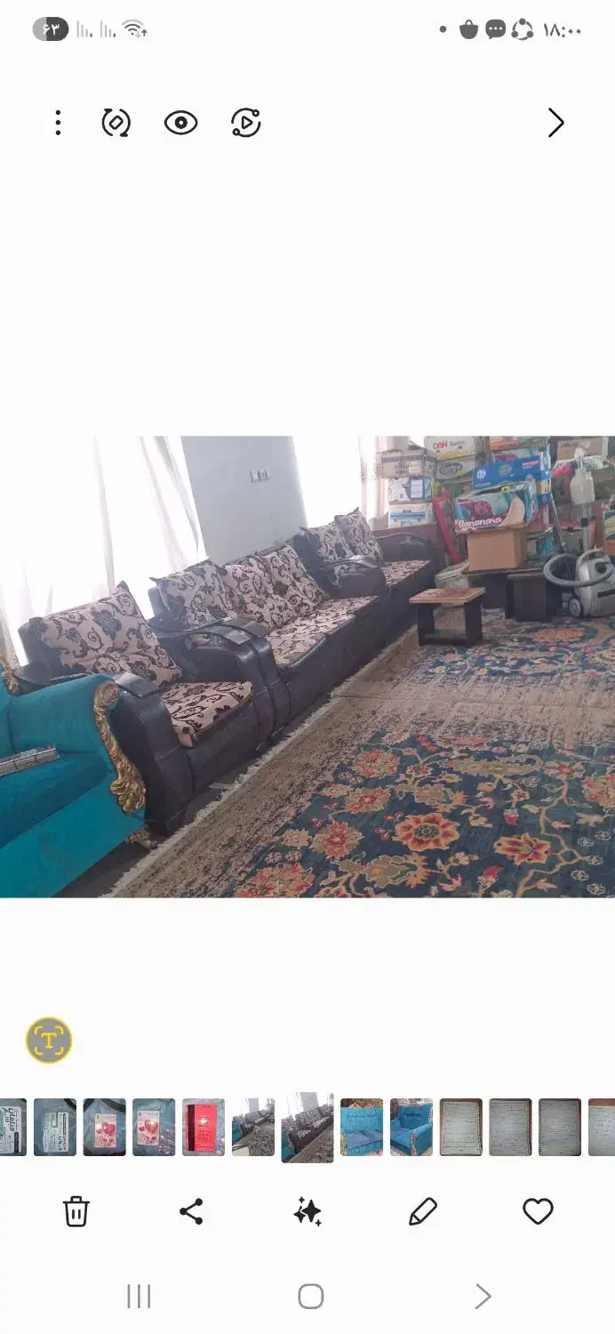 سه نفره و دو تا یک نفره|مبلمان خانگی و میز عسلی|فولادشهر, فولادشهر|دیوار