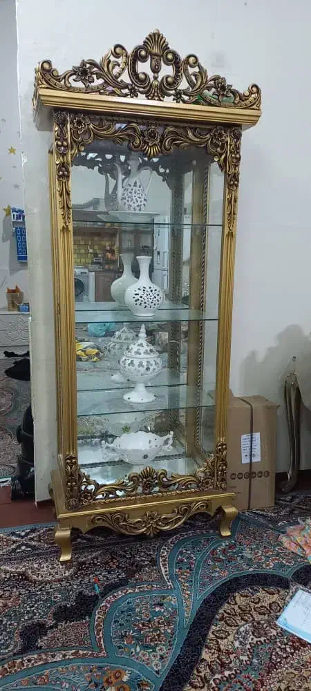 پوفه طلائی|بوفه، ویترین، کنسول|اهواز, فولادشهر|دیوار