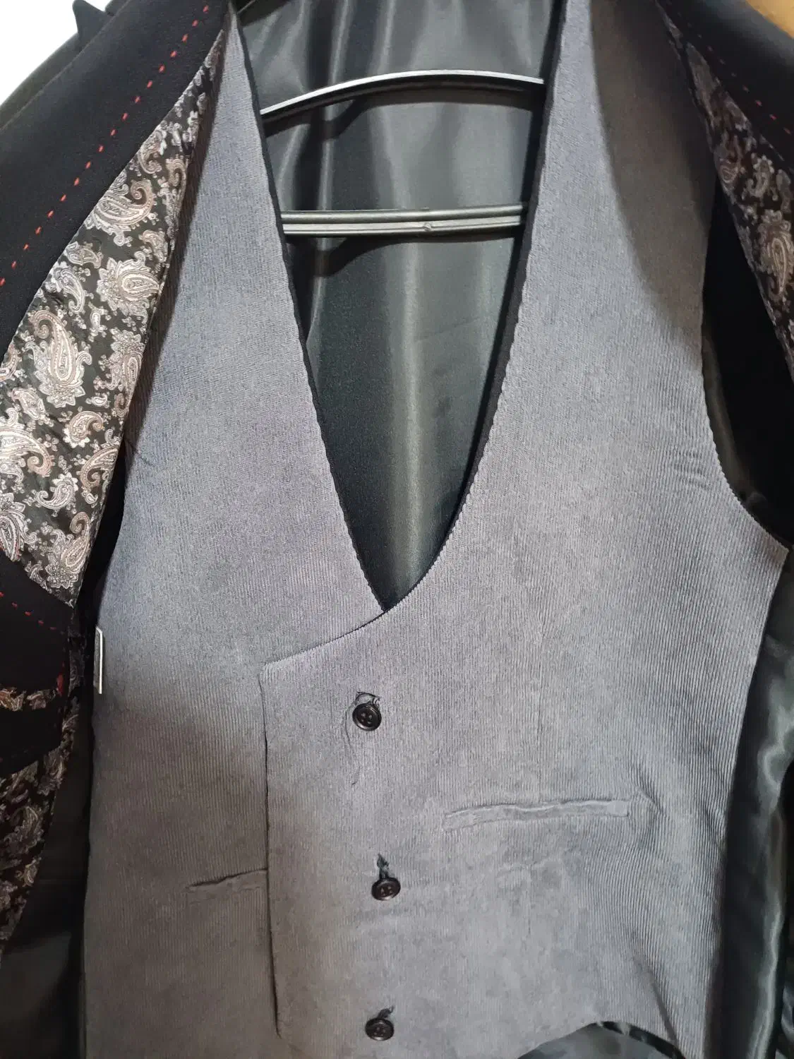 کت تک مردانه با جلیقه|لباس|یزد, |دیوار