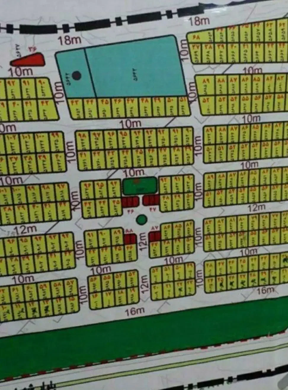 زمین شهرک الزهرا / بلوک یک|فروش زمین و ملک کلنگی|دالاهو, |دیوار