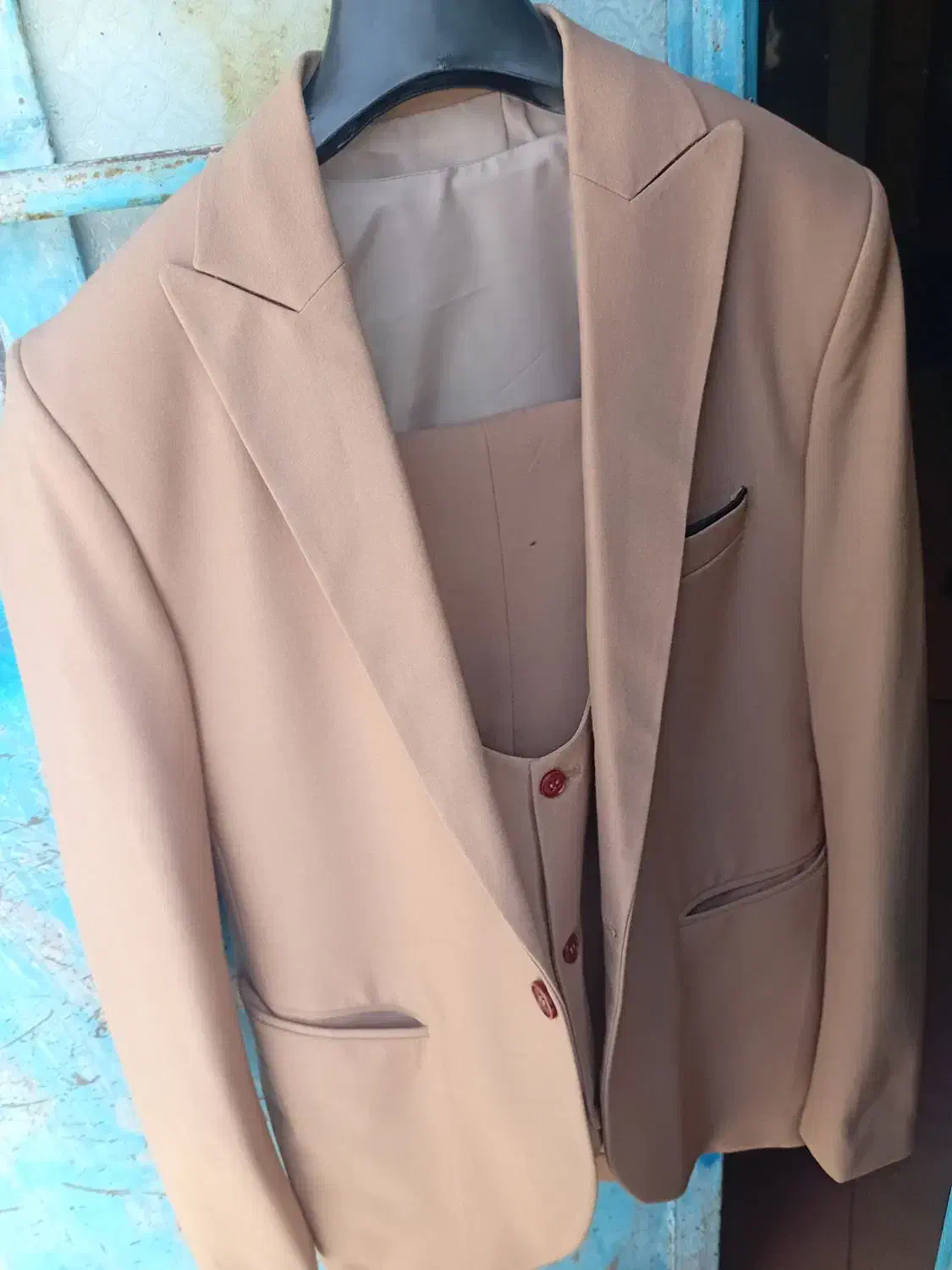 یک دست کت وشلوار نو سایز ۴۶|لباس|چاروسا, |دیوار