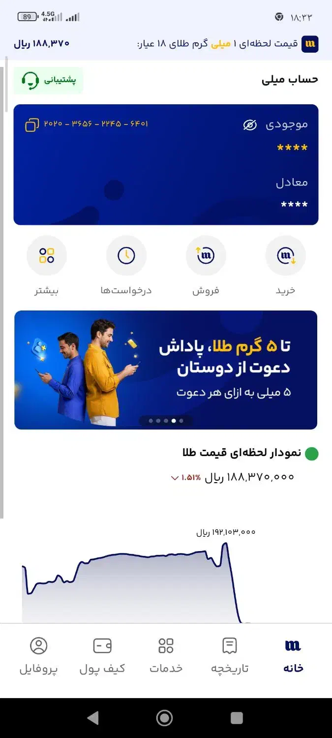 میلی|کارت هدیه و تخفیف|اراک, |دیوار