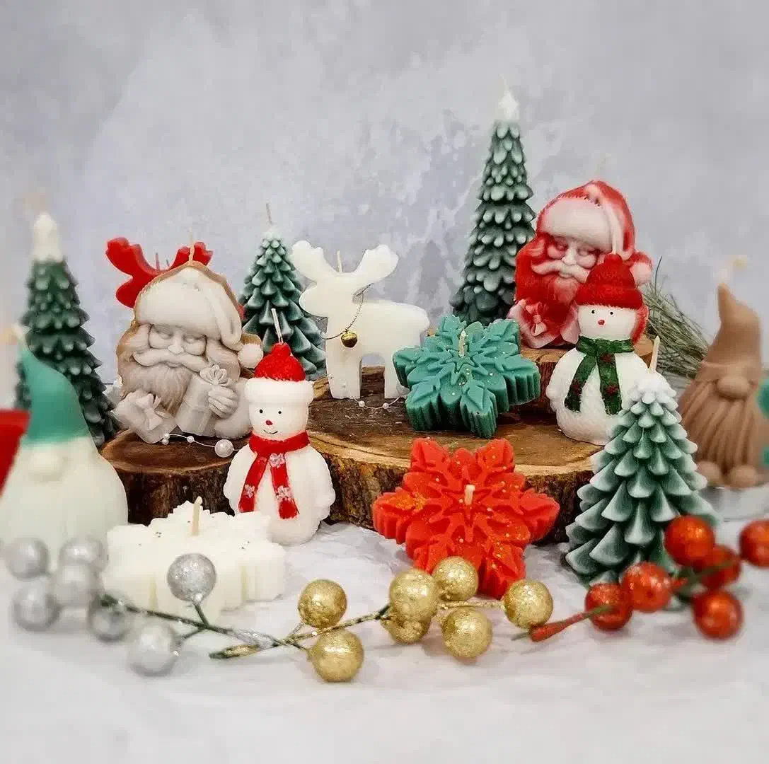 شمع های کریسمس|صنایع دستی و سایر لوازم تزئینی|تربت‌حیدریه, مظفریه|دیوار