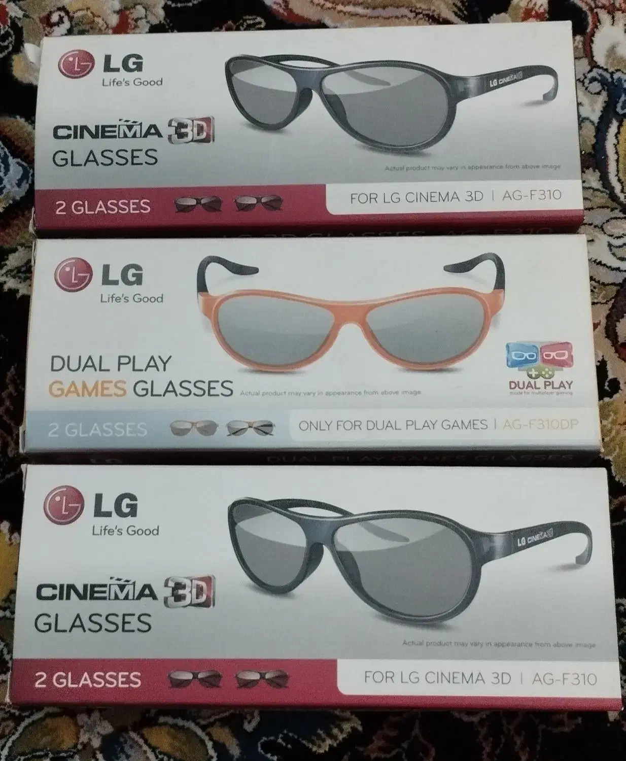 عینک سه بعدی LG|کنسول، بازی ویدئویی و آنلاین|تهران, منیریه|دیوار