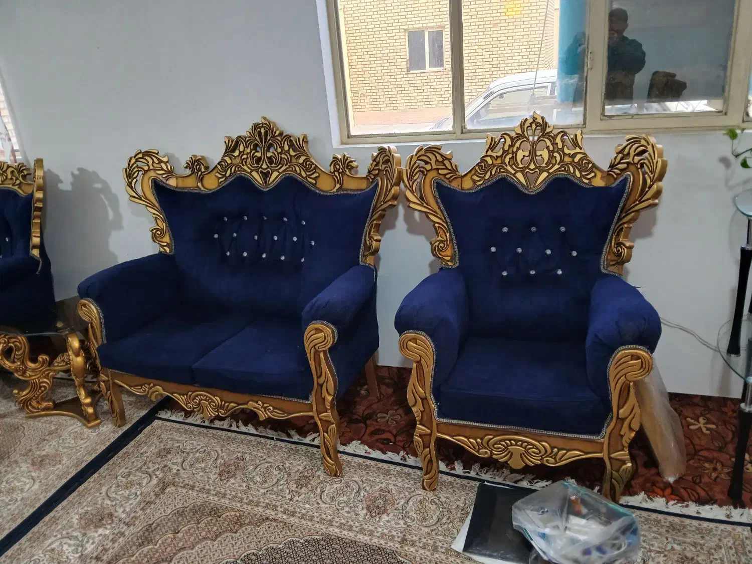 مبل ۷نفره ۵میلیون|مبلمان خانگی و میز عسلی|صفادشت, |دیوار