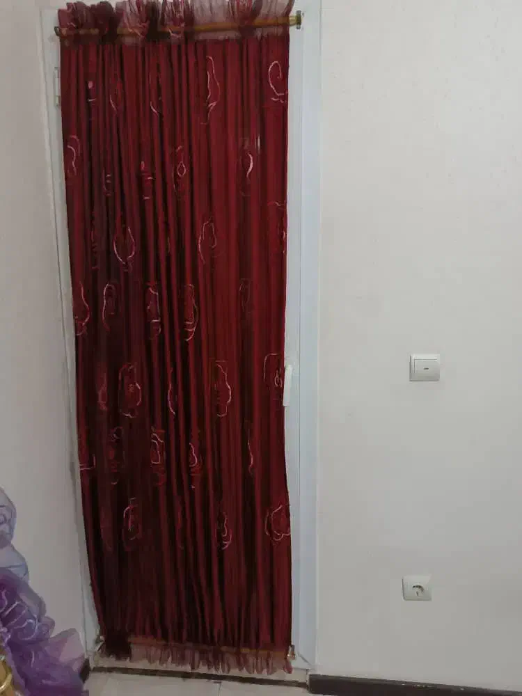 ۳عدد پرده سالم|پرده، رانر، رومیزی|لنگرود, |دیوار