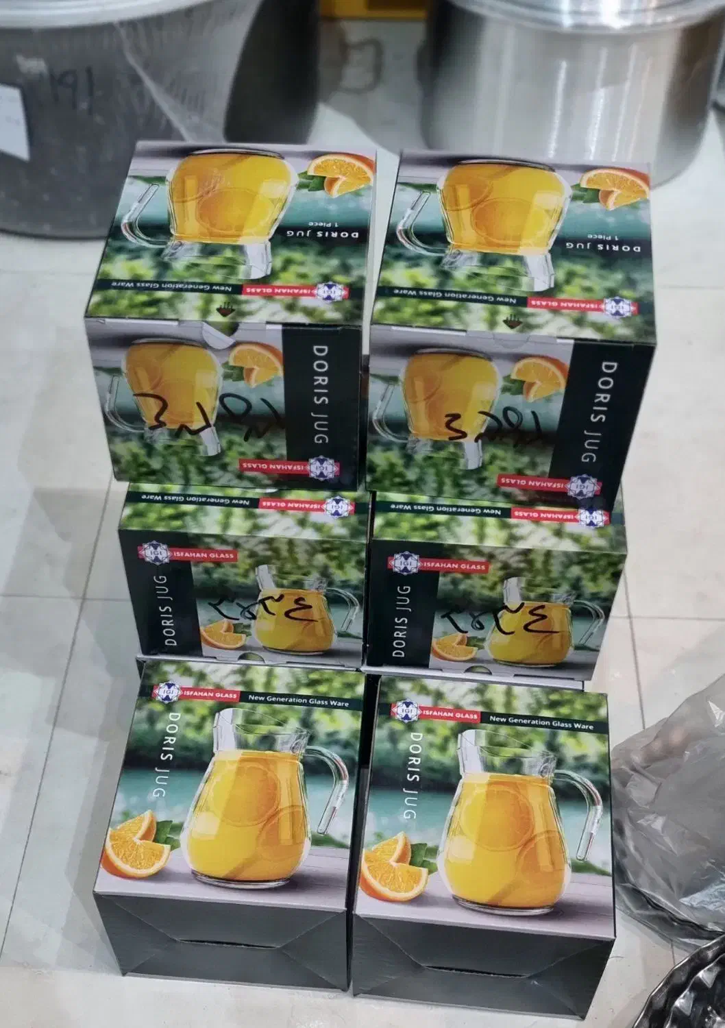 پارچ تک شیشه ای|ظروف سرو و پذیرایی|رودان, |دیوار