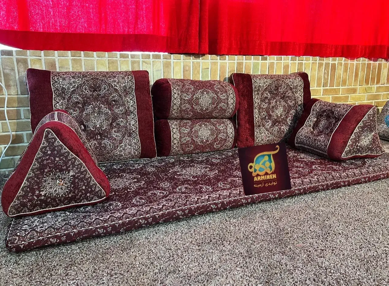 ست ۷ تکه کنار مخمل ماندگار|پشتی|تهران, شکوفه|دیوار