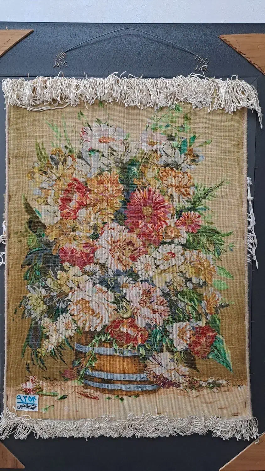 تابلو فرش دستبافت چله ابریشم|تابلو فرش|اندیشه, اندیشه فاز ۲|دیوار